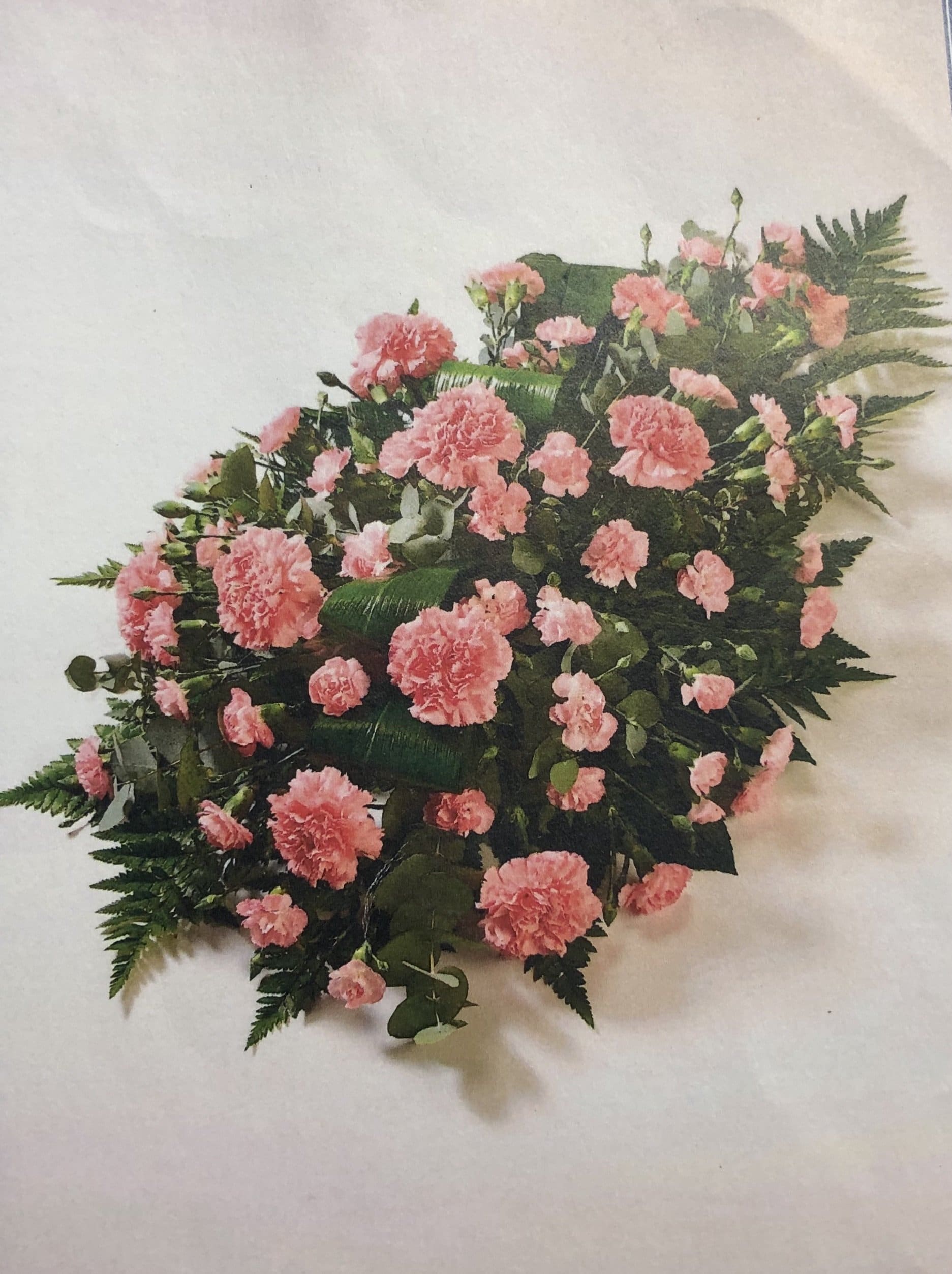 Carnation Teardrop Spray