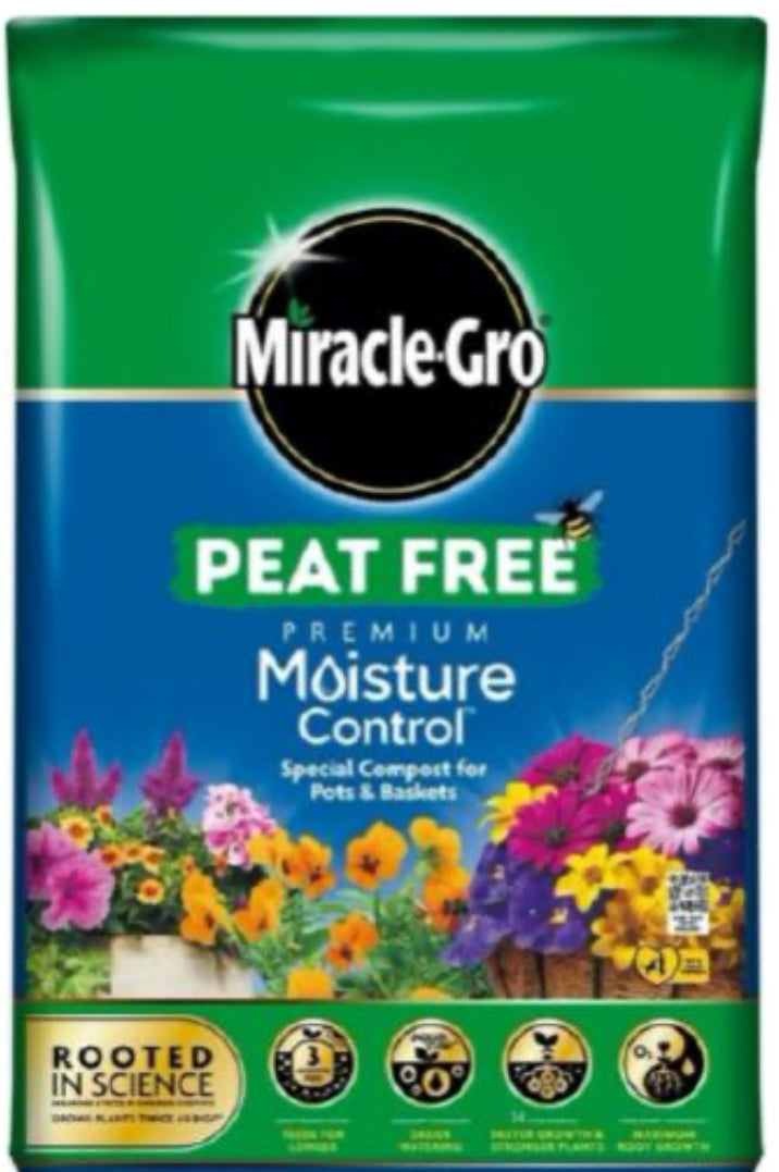 Miracle Gro Peat Free Compost 40l